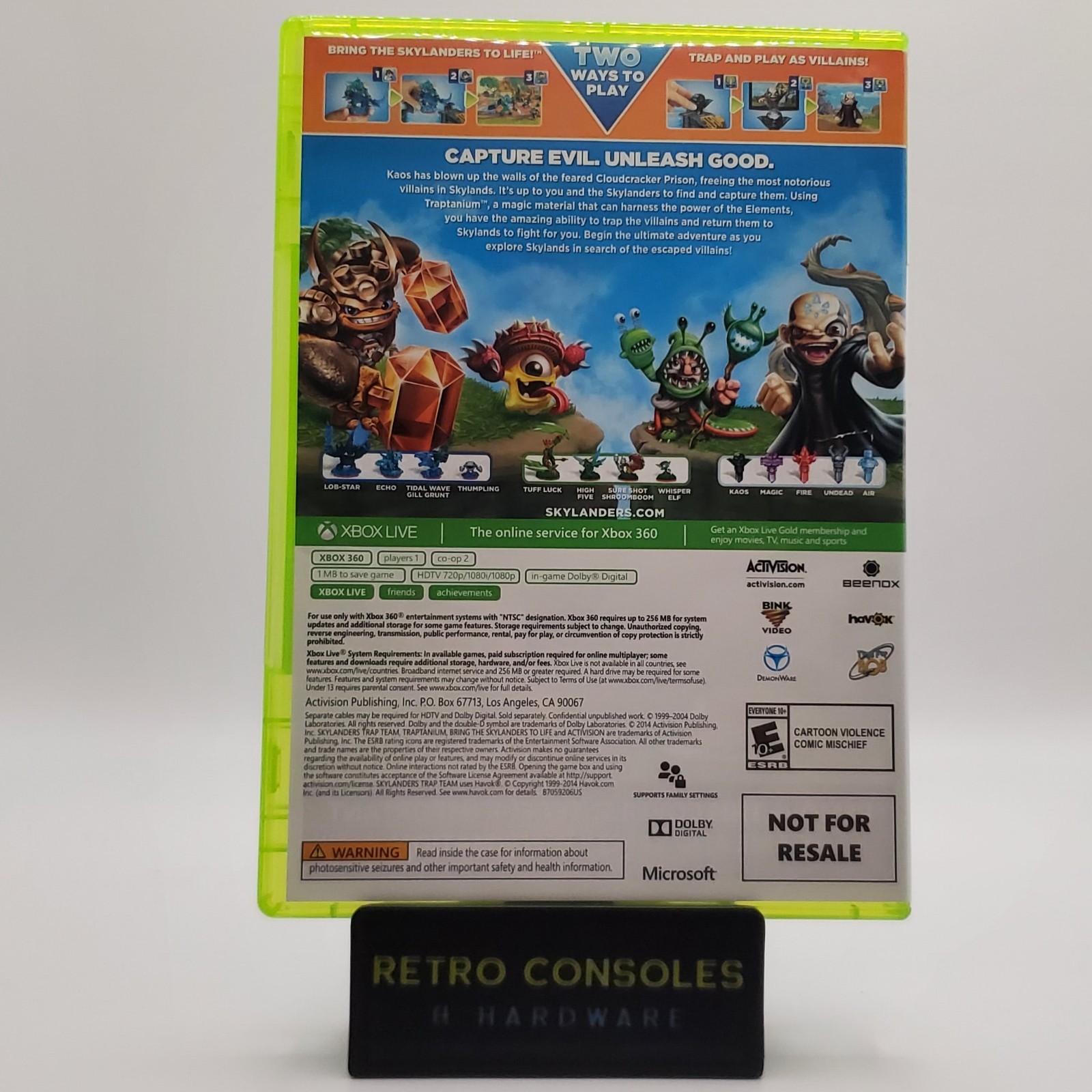 Skylanders Trap Team Xbox 360 CIB/Tested