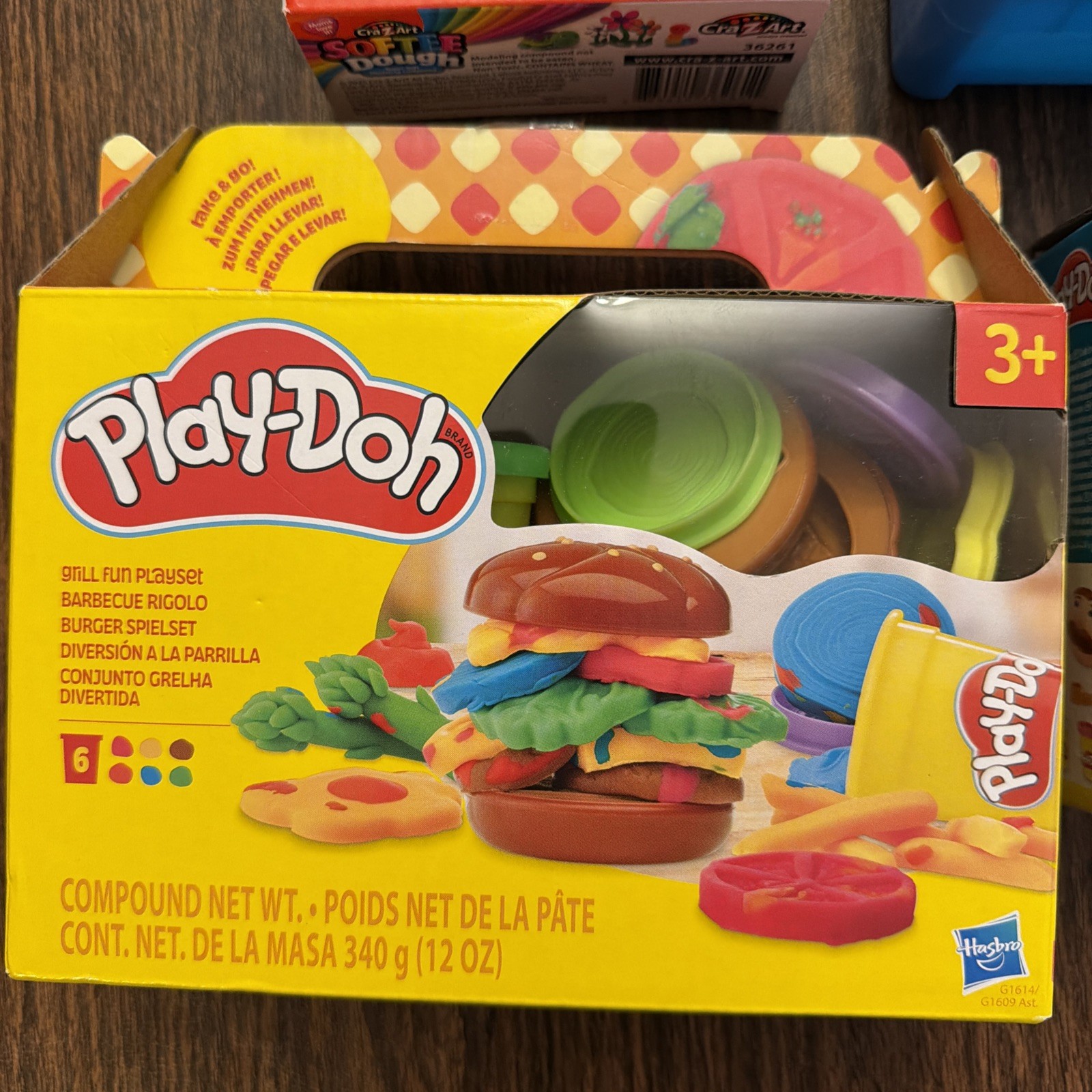Kids Toy Bundle: Play-Doh Dentist & Grill, Softee Dough & Vending Machine