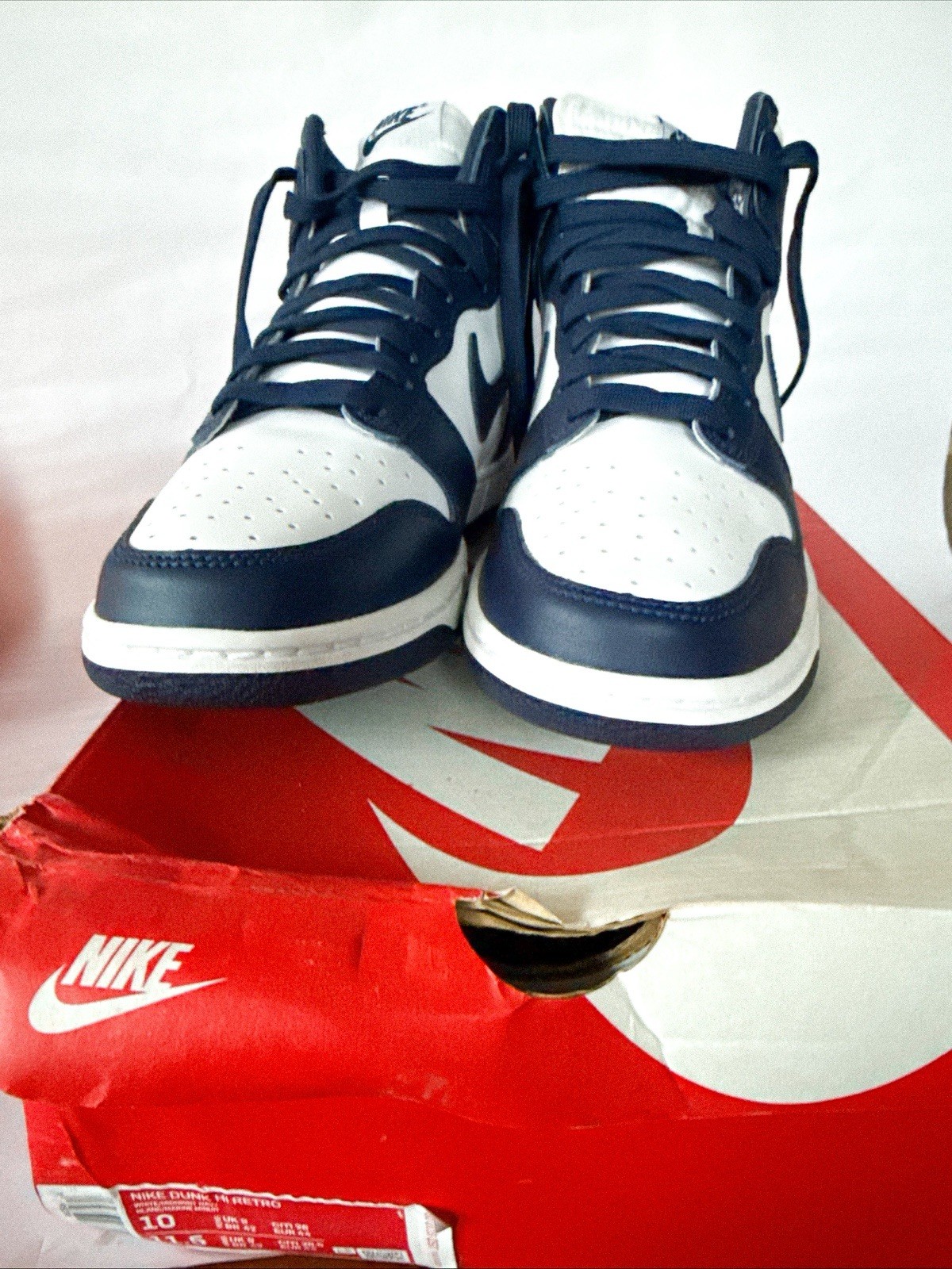 Size 10 - Nike Dunk High Midnight Navy DD1399-104