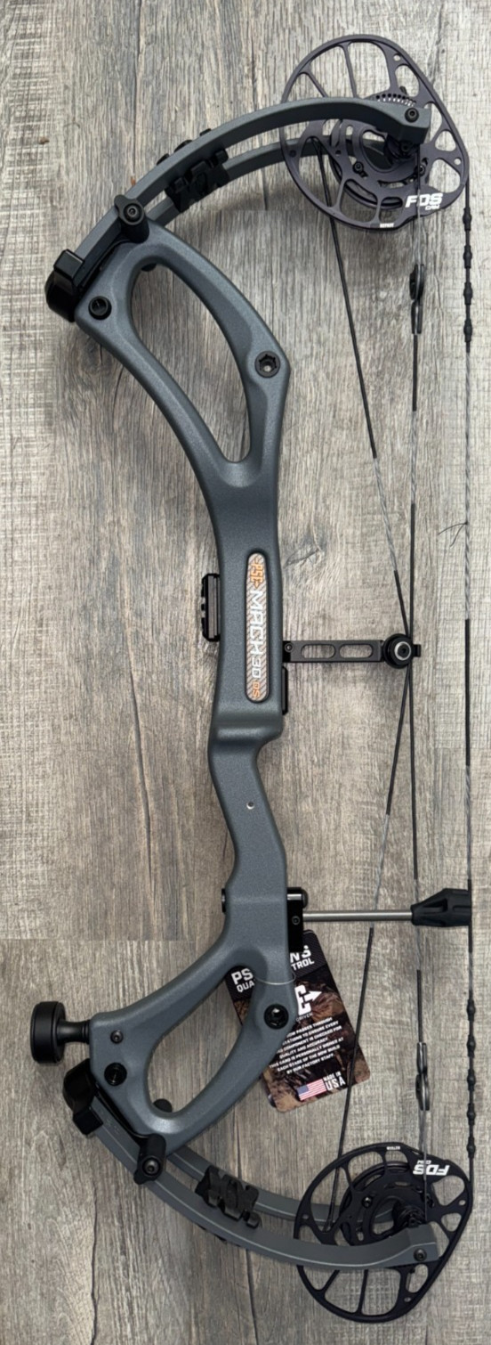 PSE Mach 30 FDS 80LB Charcoal Carbon Hunting Bow Right Hand New
