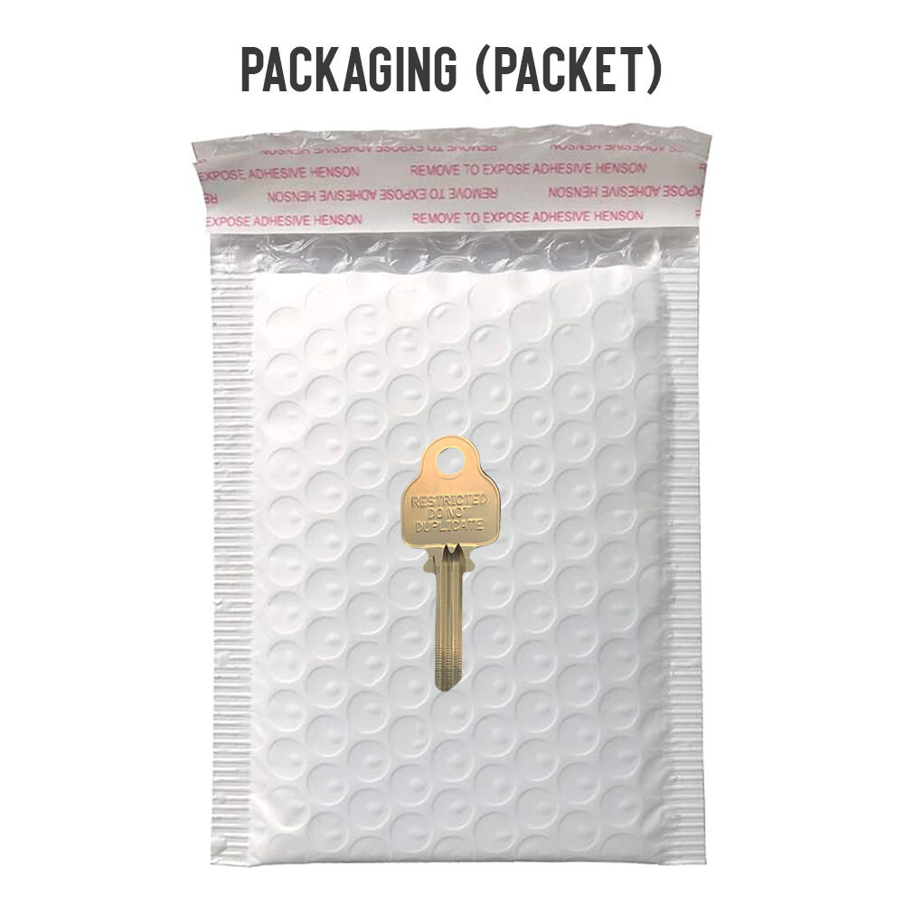 1543 Key Blank – BRASS