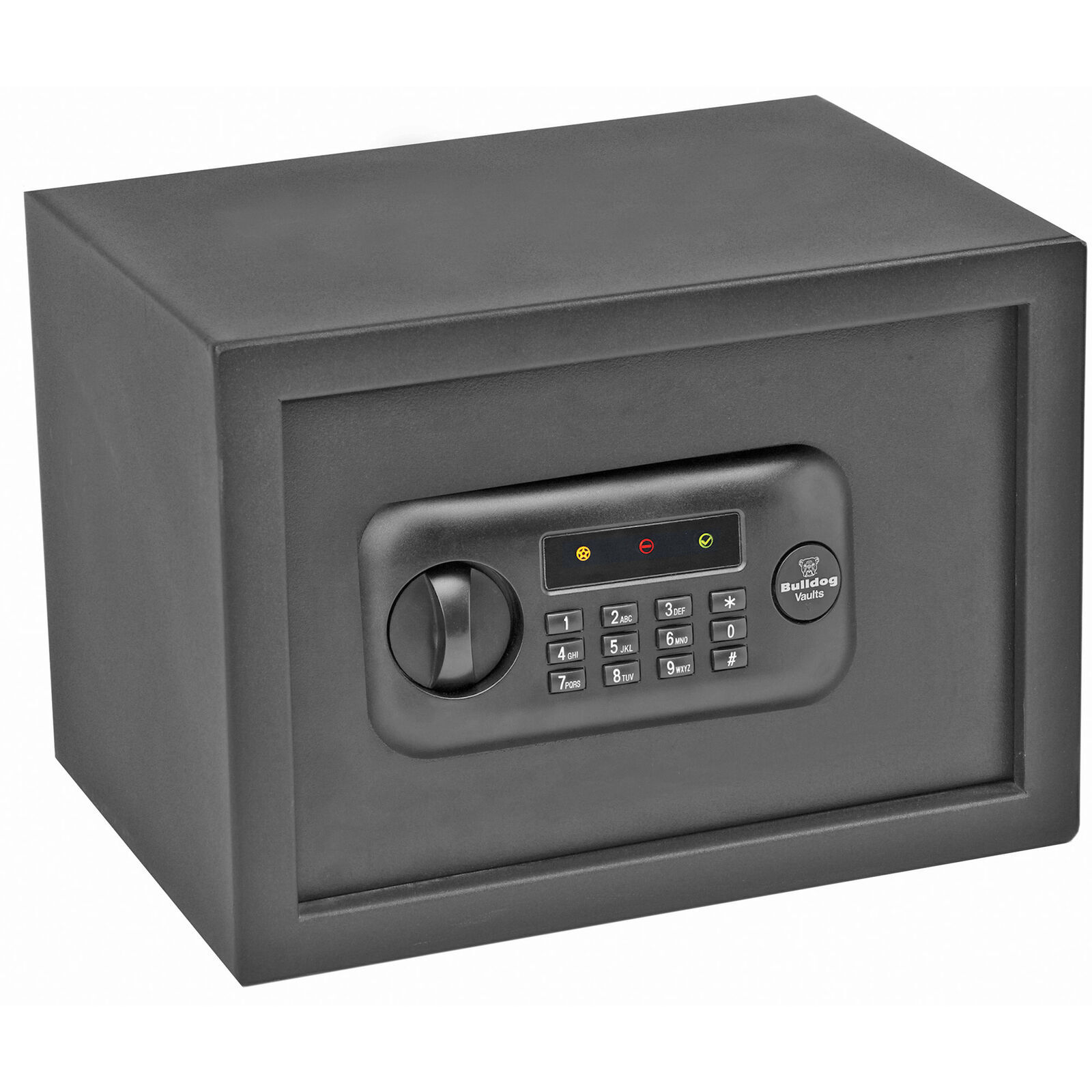 Bulldog Digital Pistol Vault 13.5x10x10 Heavy Duty Keypad Safe Handgun Storage