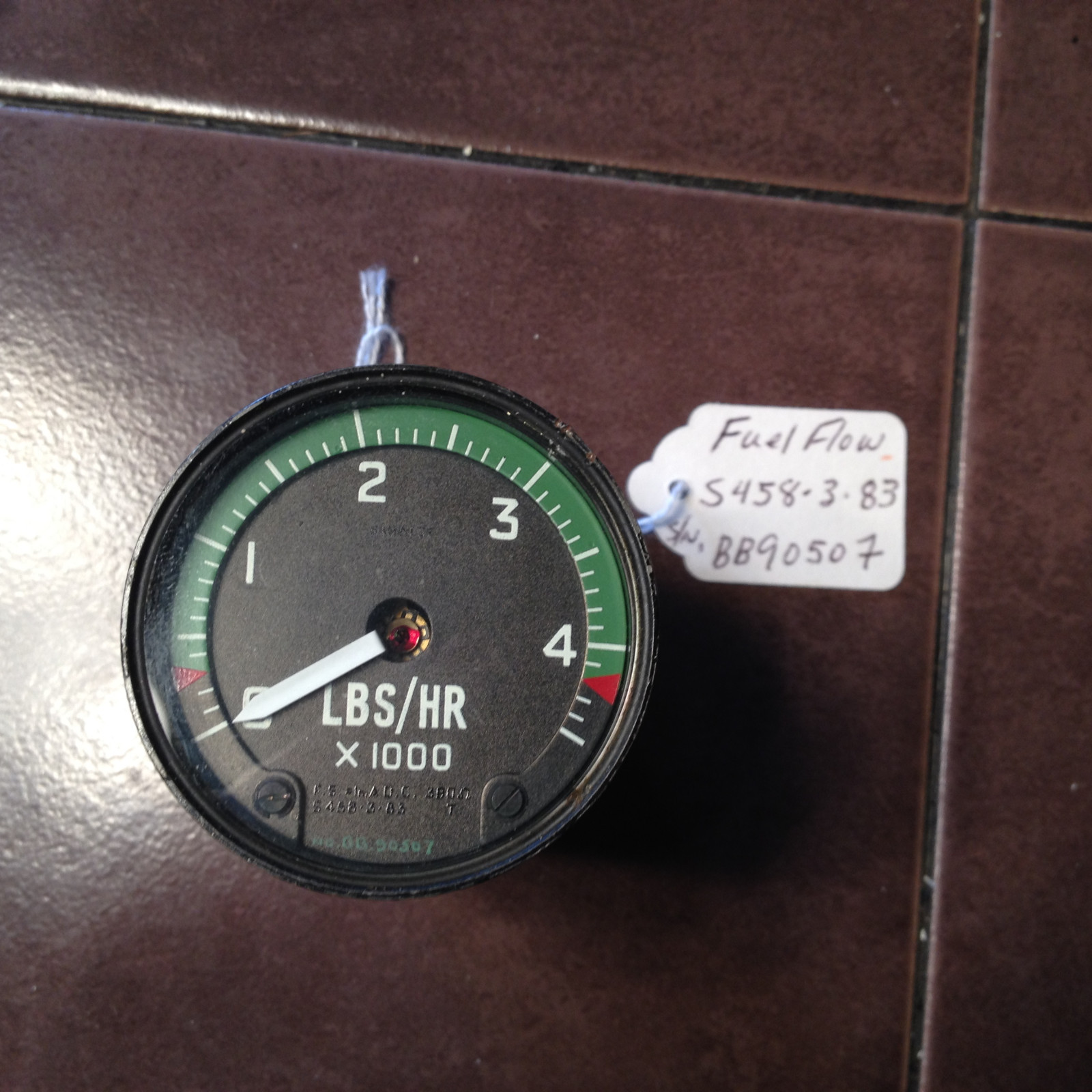 Sanwest LBS/HR x 1000 Indicator, pn S458-3-83. sn BB90507.