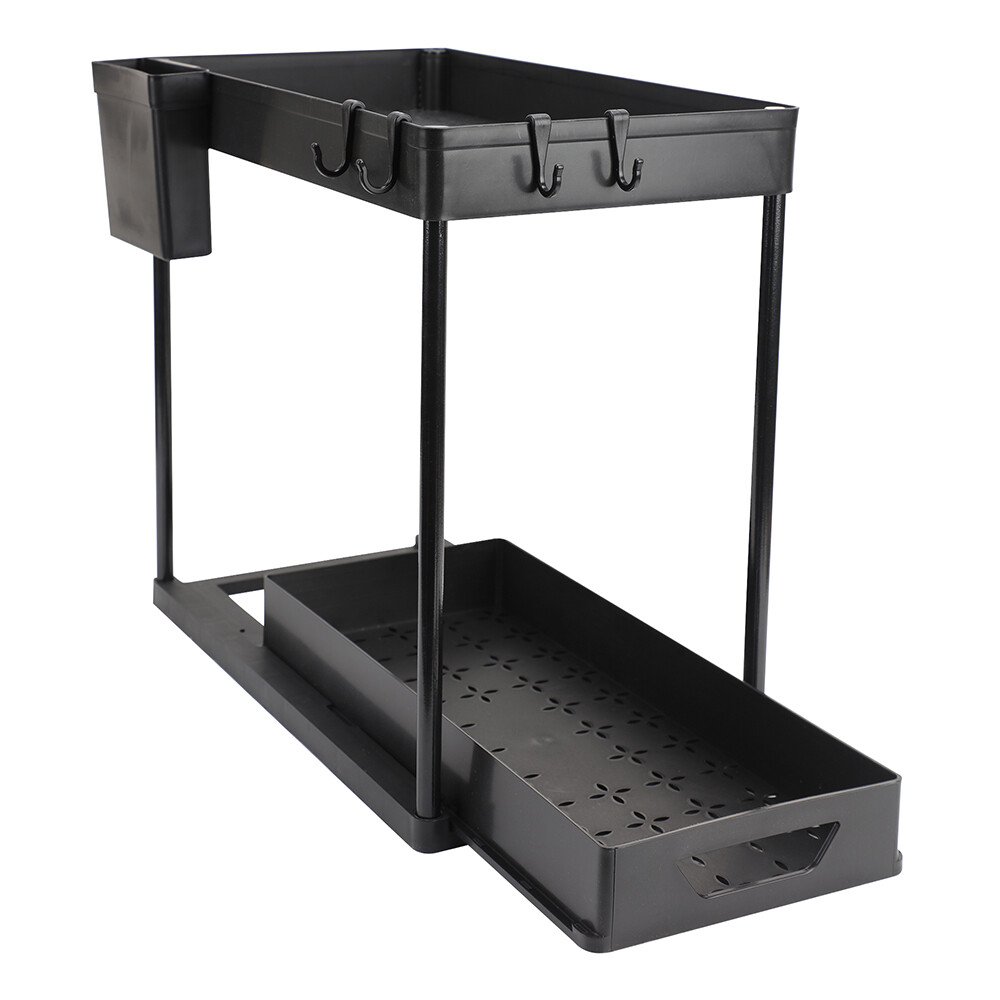 2Pack Under Sink Organizers And Storage, Pull Out Bathroom Organizer