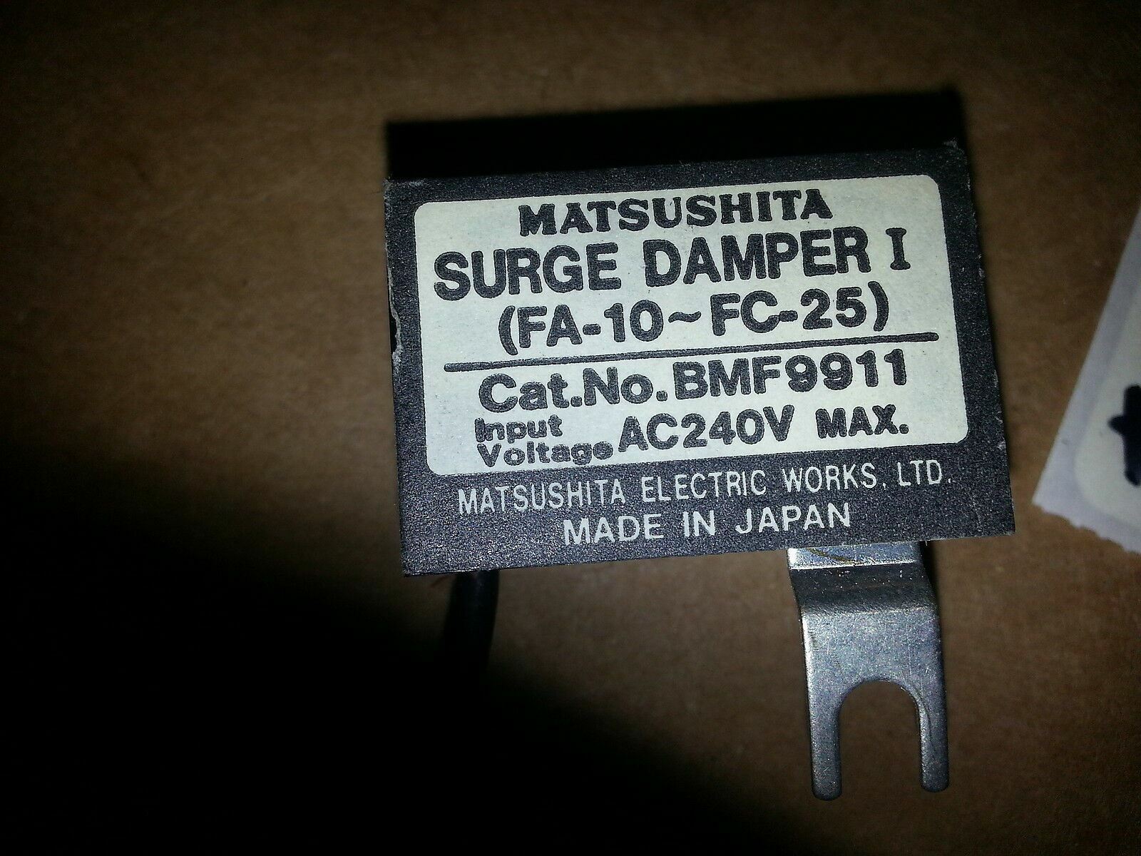 NNB Matsushita BMF 9911 Surge Damper I, FA-10 FC-25 ... EACH