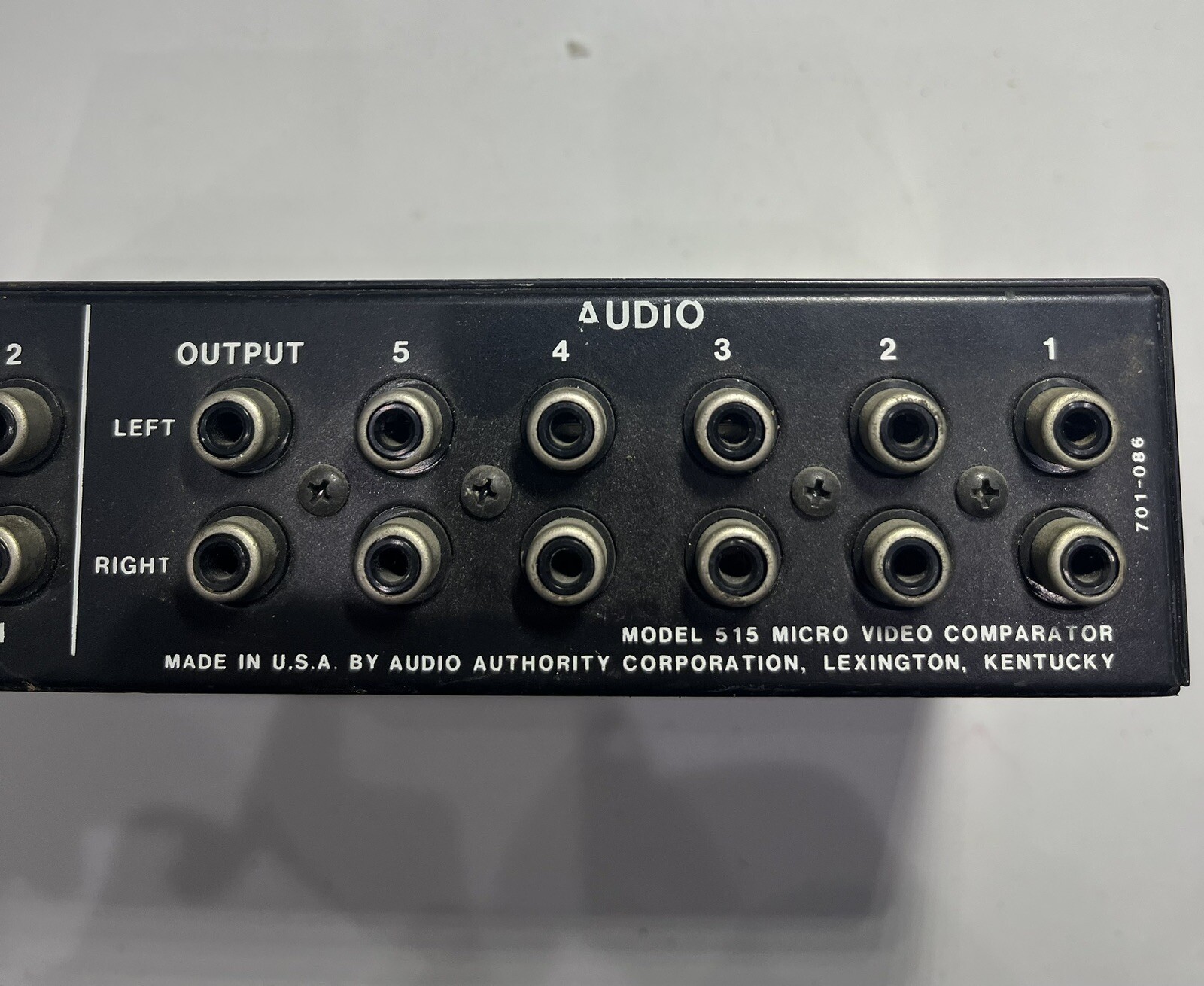 Audio Video Switching System Audio Authority Model 515 for Video Components