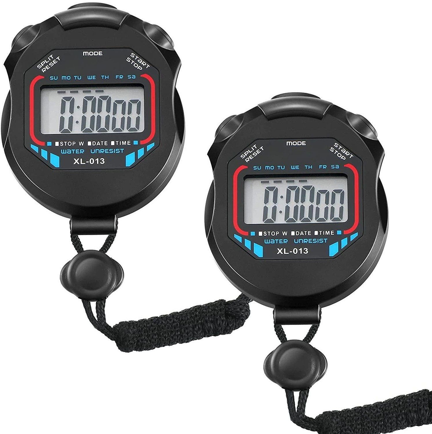 Waterproof Stopwatch Digital Handheld Multi-Function Professional Electronic ...