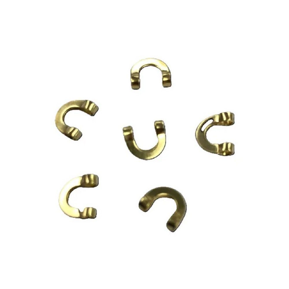 JB Lures Folded Clevis Size #2 Brass 25 Per Package - FC2