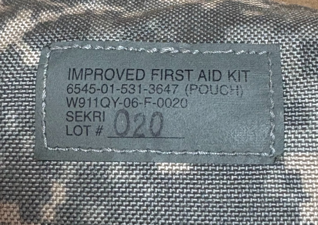 USGI ARMY DIGITAL IFAK POUCH (EMPTY) MOLLE POCKET FIRST AID KIT INDIVIDUAL 7P200
