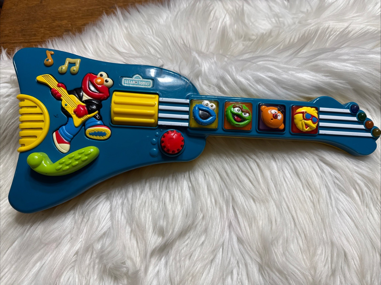 Mattel Sesame Street Elmo's Rock & Roll Guitar Musical Instrument Vintage 1998