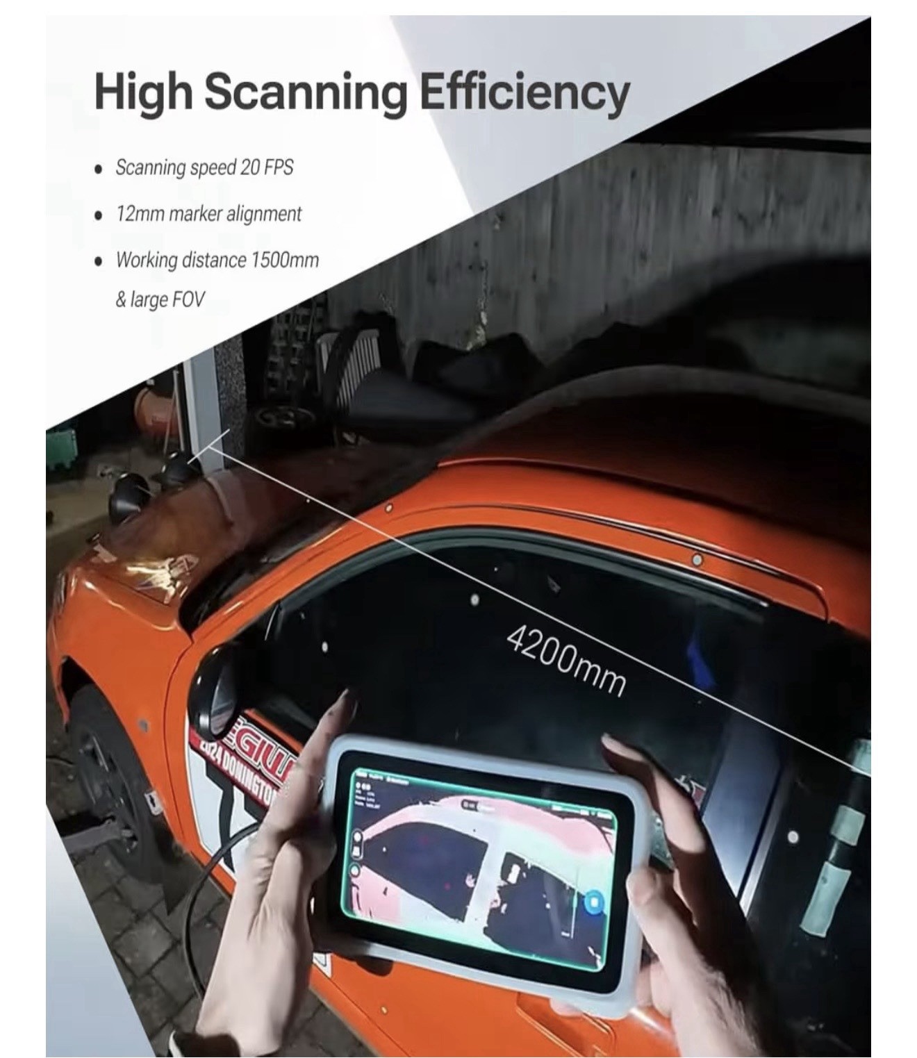 EINSTAR VEGA All-in-One Portable 3D Scanner 2K Built-in Computing, Archiving