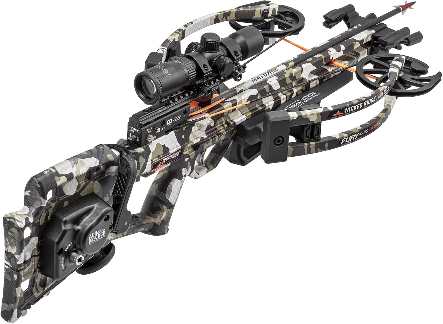 Wicked Ridge Fury 410 De-Cock ACUdraw Range Master Pro Scope WR22060-4518