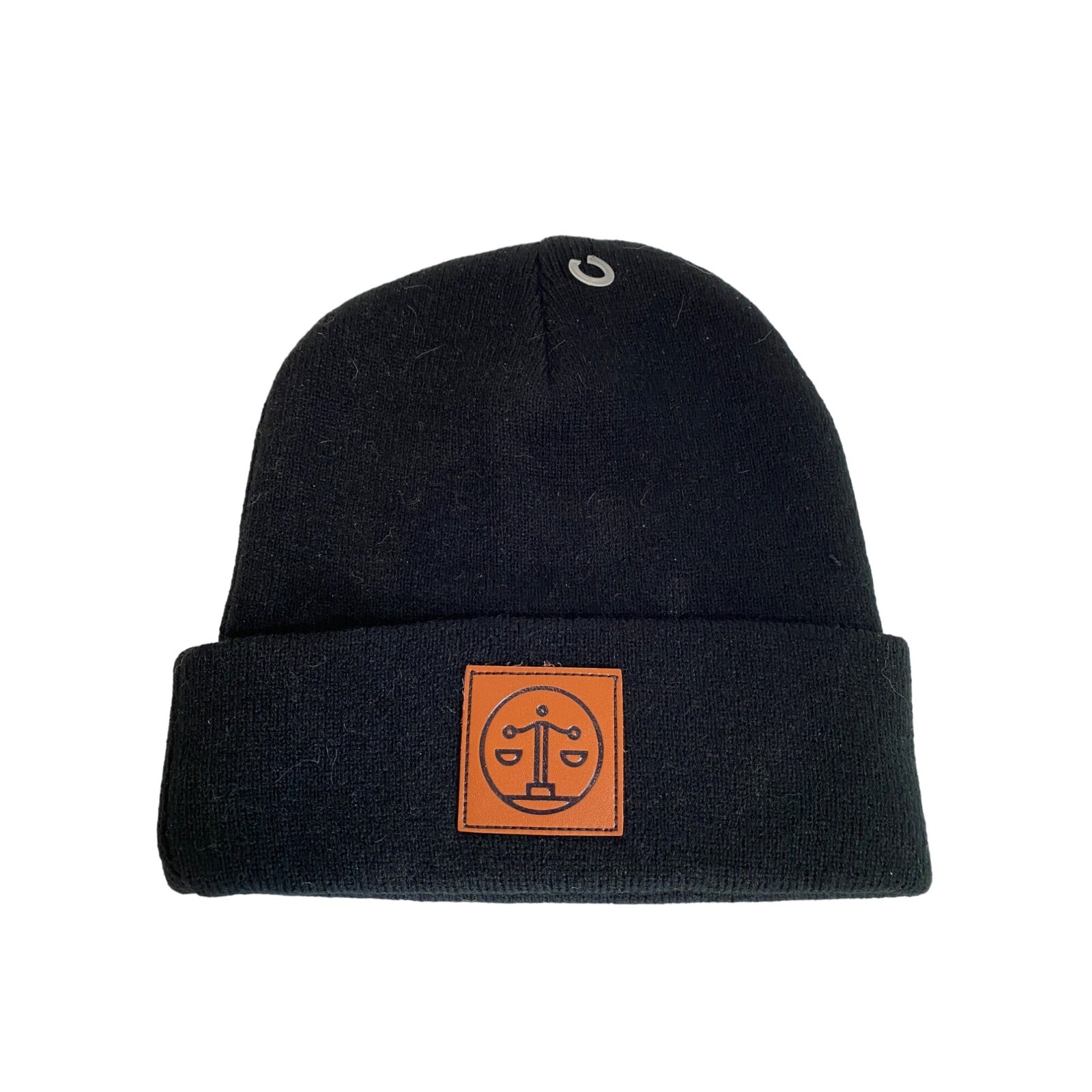New Black Knit Beanie Unisex Taurus Horoscope One Size NWOT