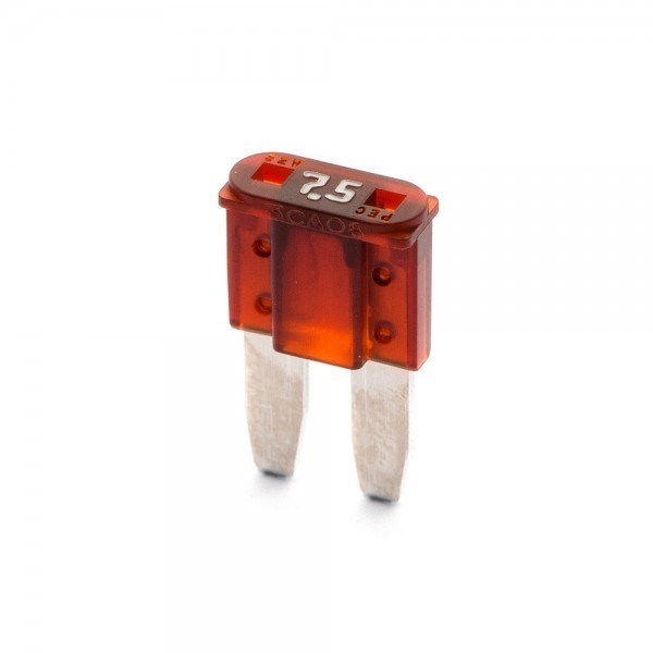 5 Flosser 502875 7.5 Amp Micro 2 Style Fuses ATR MIC2 Type - Made in the EU