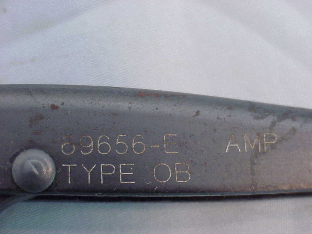 AMP Tyco 69656-E Type OB Ratchet Hand Crimp Tool