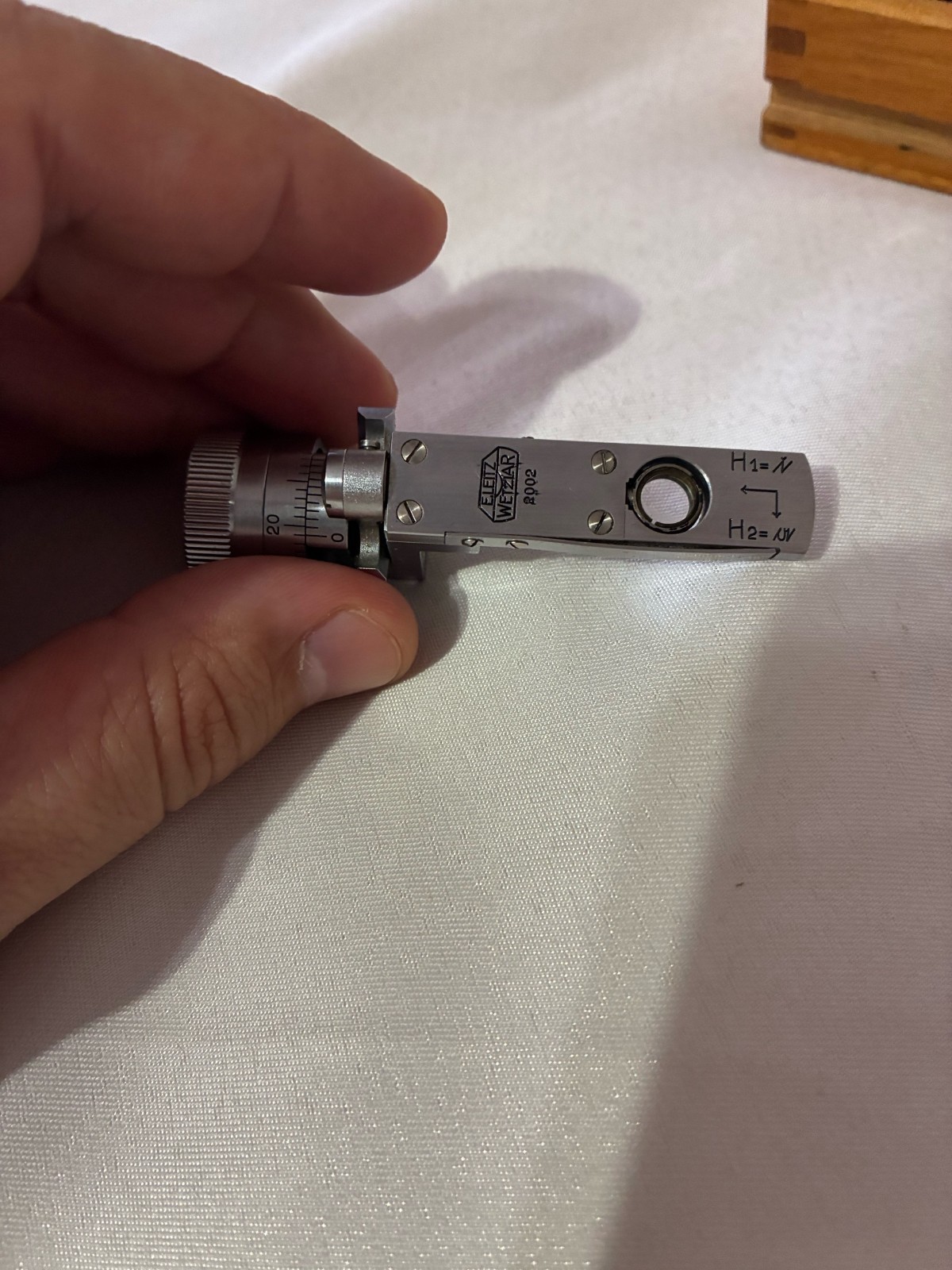 LEITZ GERMANY BEREK COMPENSATOR FOR MICROSCOPES