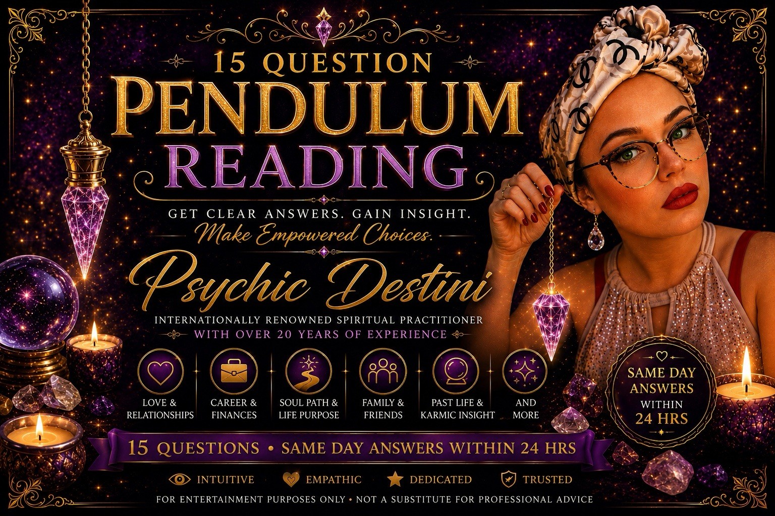 Yes Or No Pendulum Reading 15 Answer Predictions, Psychic Medium - 100% Accurate