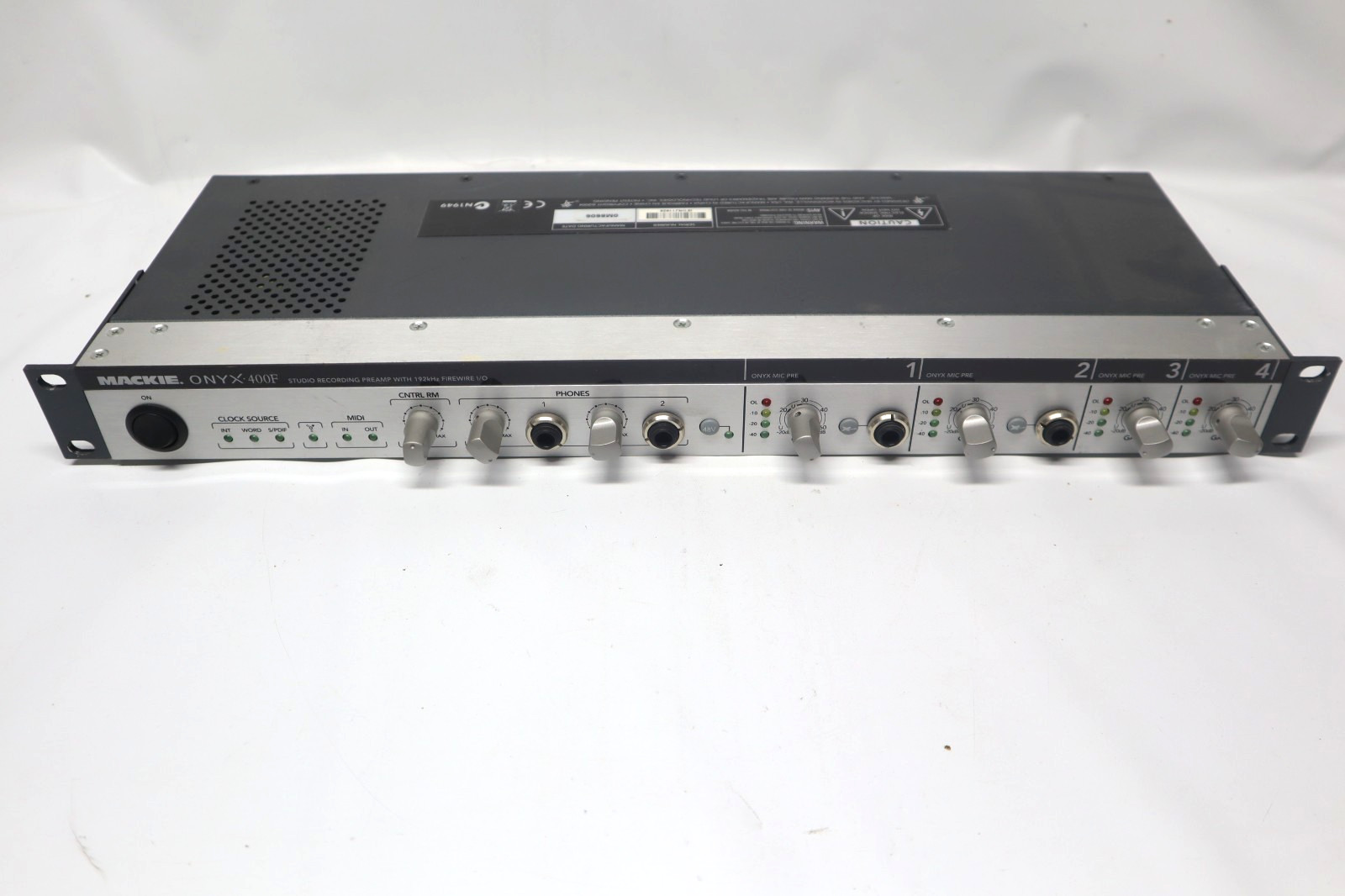 Mackie Onyx 400F Firewire Audio Computer Recording Mic Preamp Interface