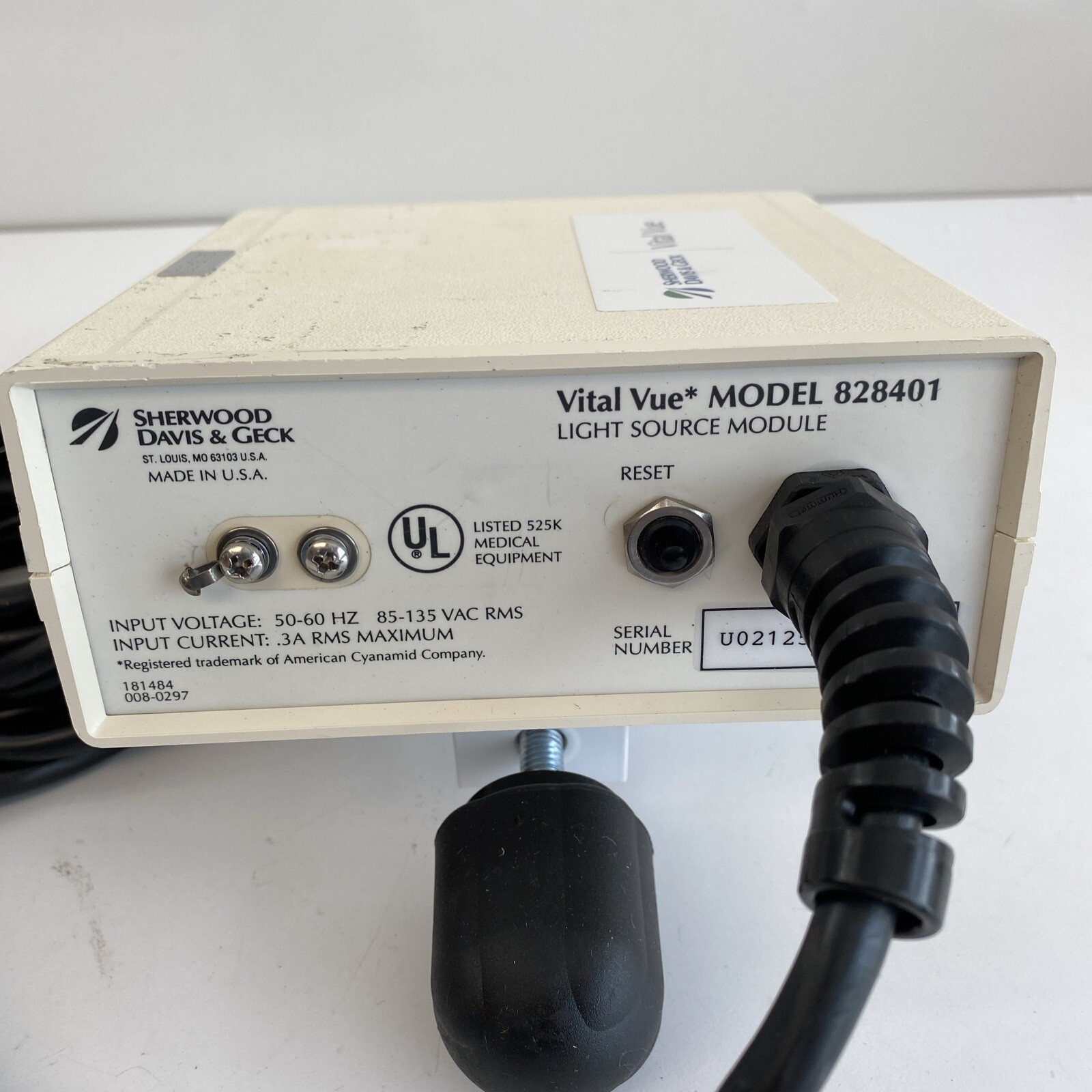Vital-Vue 828401 Light Source