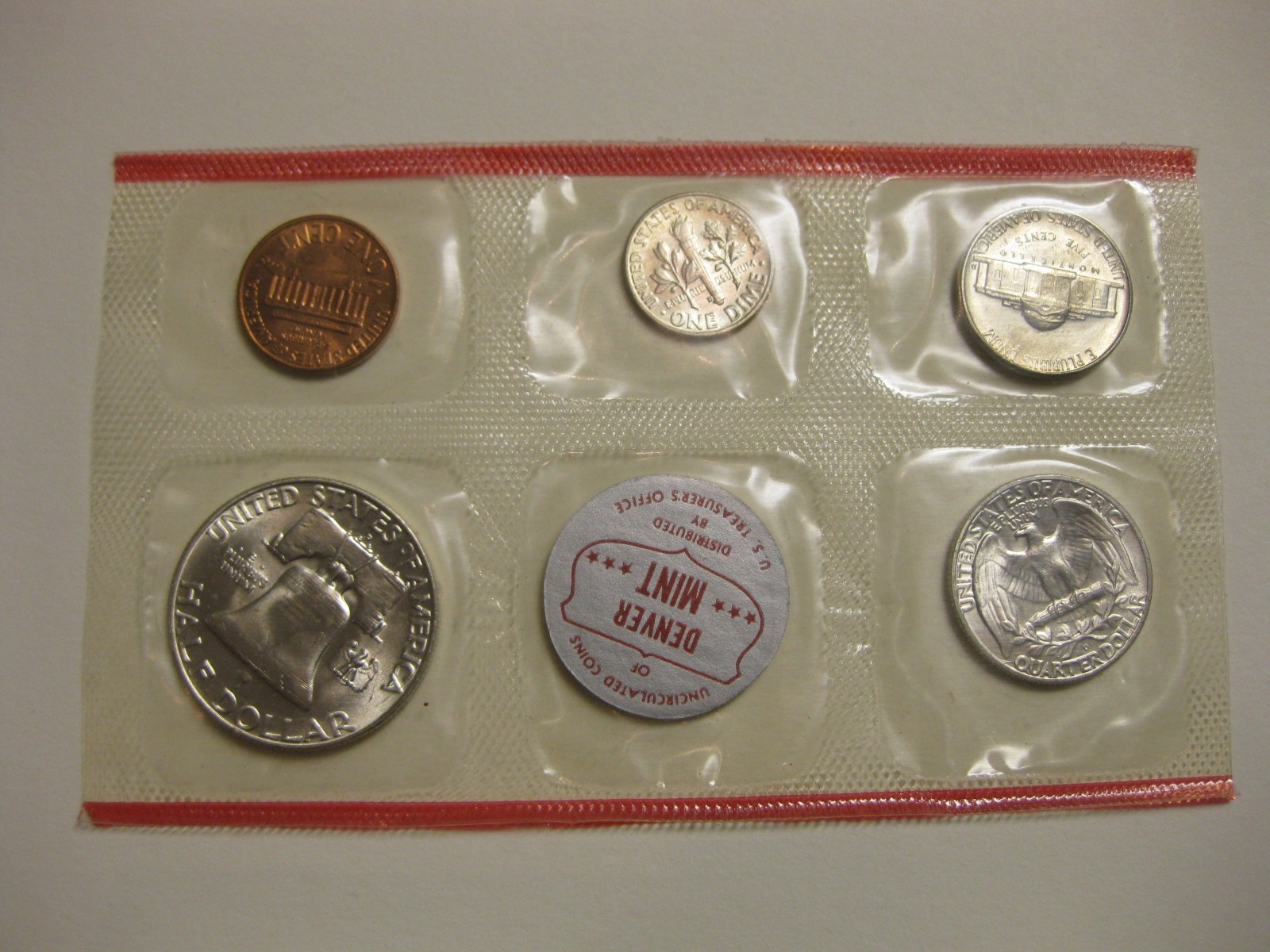 1959 Government Uncirculated Mint Sets P&D with envelope #M9096