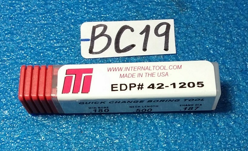 INTERNAL TOOL   EDP#42-1205   .180 MIN BORE   .500 NECK LENGTH   .187 SHANK DIA