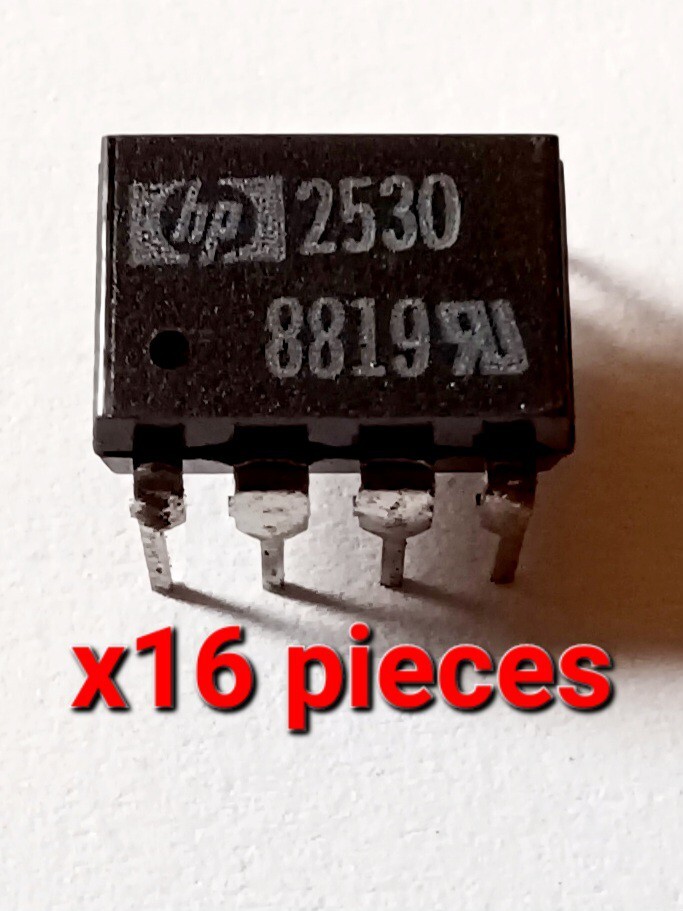 Lot of 16*  HP  HCPL 2530  Dual Channel High Speed Optocoupler DIP-8 Pin   New!