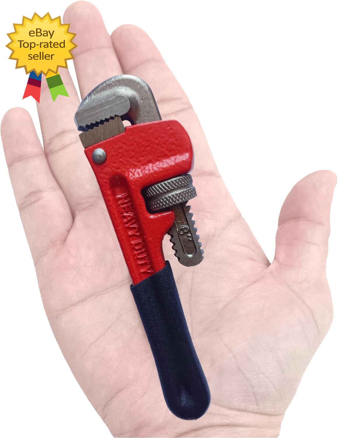 Small Pipe Wrench 6 Inch Straight Adjustable Mini Pipe Wrench Heavy Duty