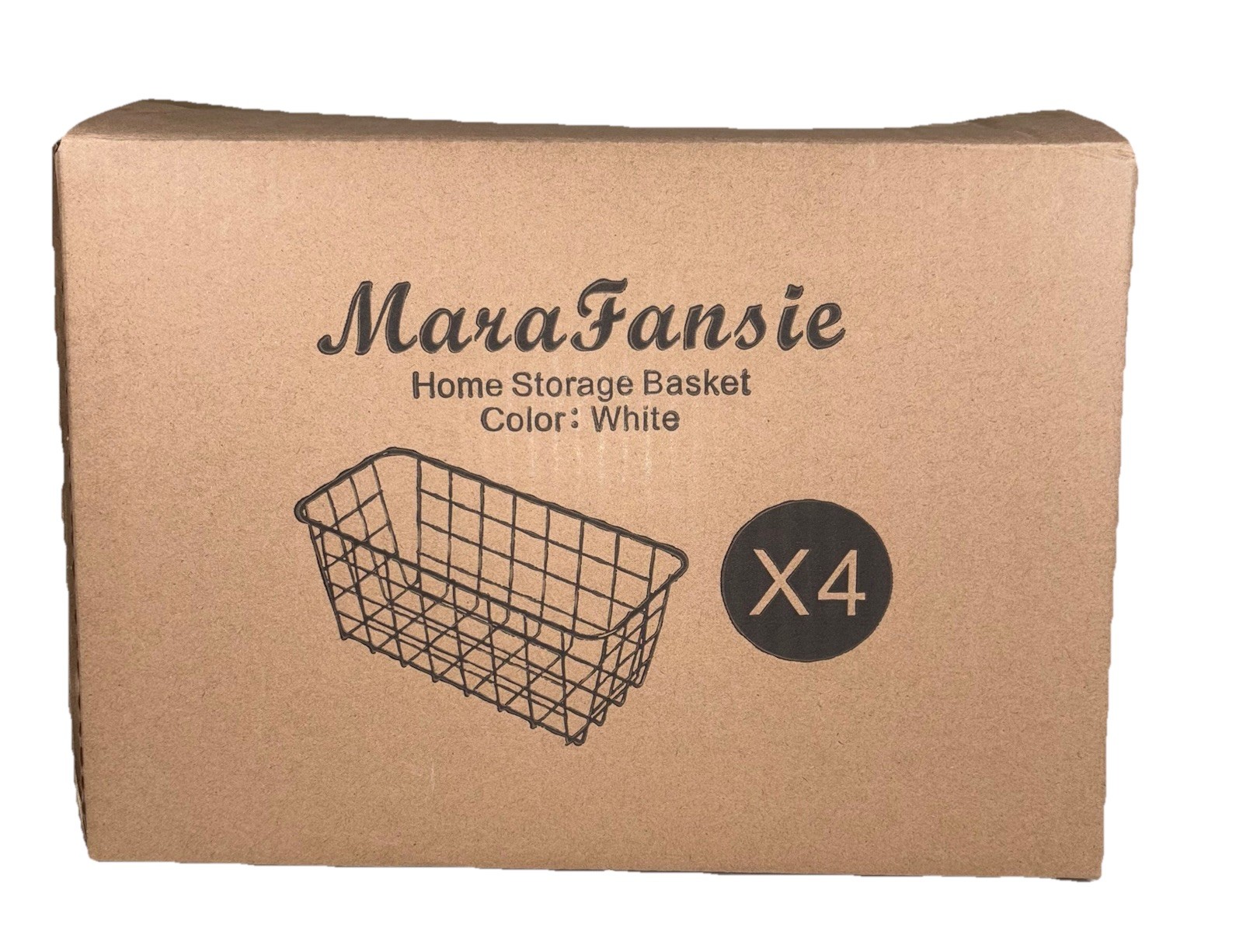 Mara Fansie Set of Hangable Home Storage Baskets 11” Long X 5” Wide X 4.5” Deep