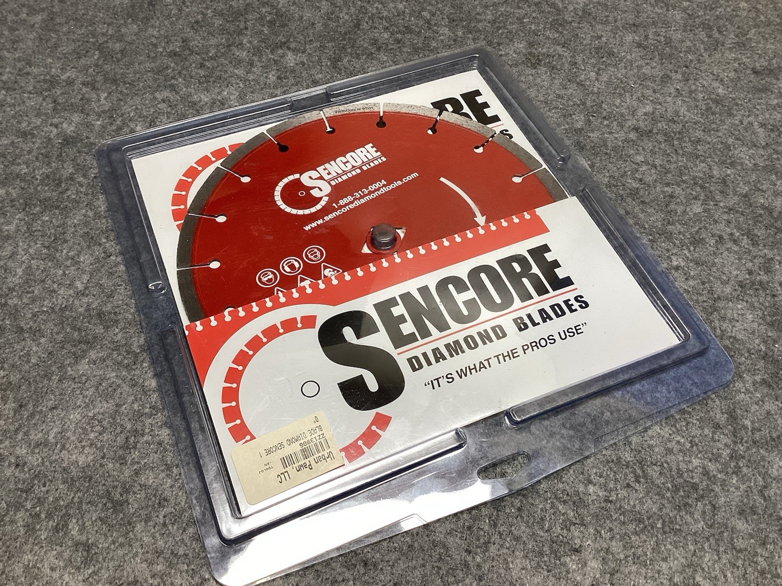 Sencore 10" Diamond Segmented Blade Tile Brick Concrete Saw Blade