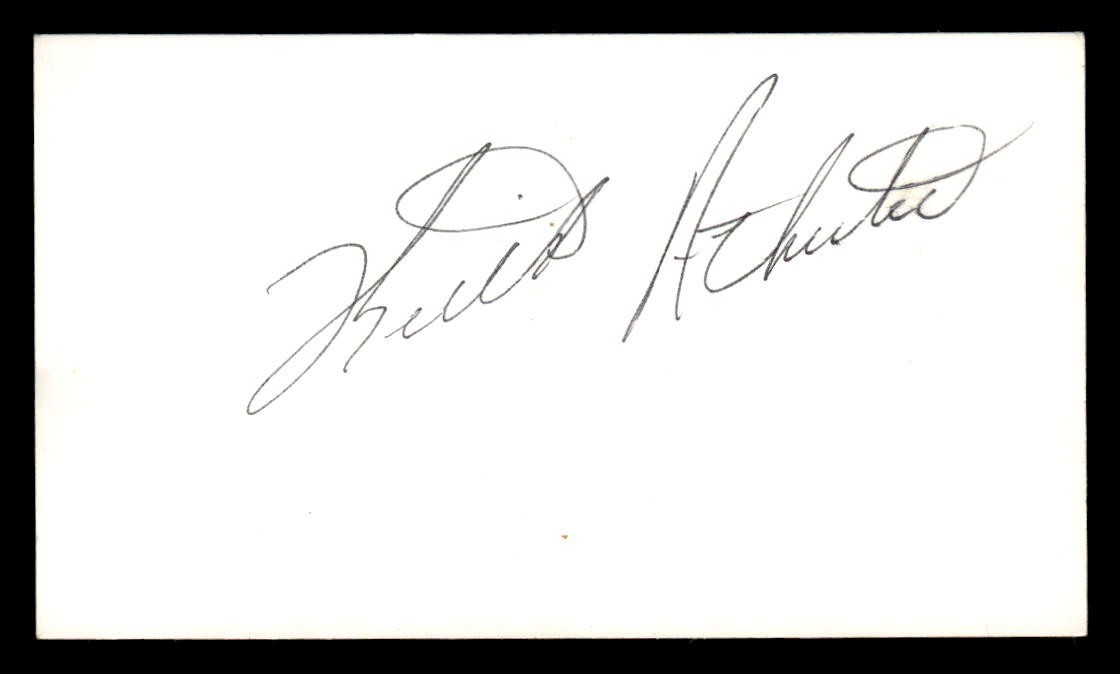 Keith Atherton A's Twins Baseball Signed 2 x 3.5" Business Card Auto *BC1