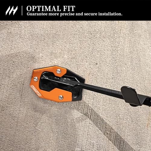 Motorcycle Side Stand Extension Pad For Pan America 1250 (RA1250) 2021 Orange