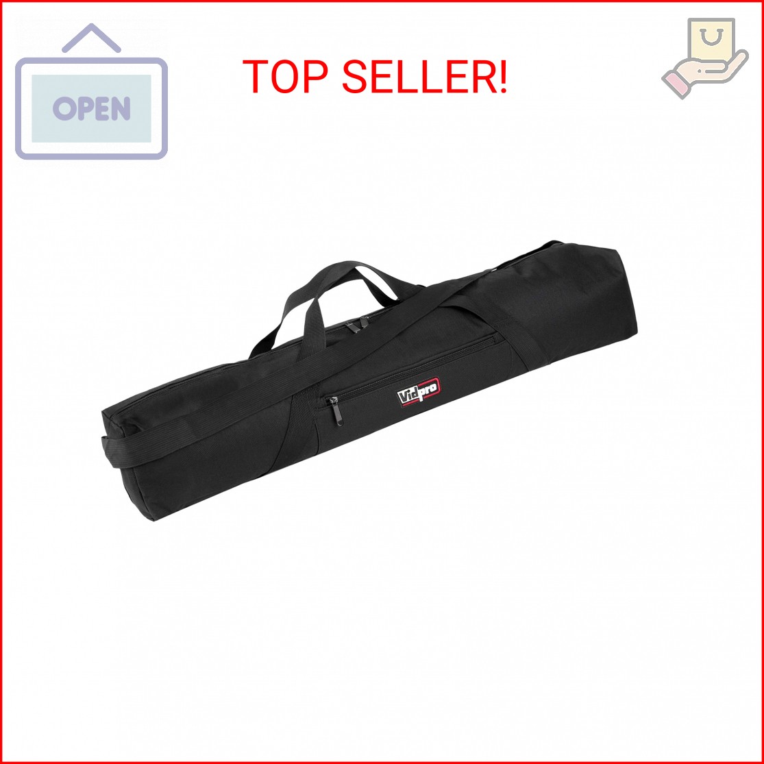 VidPro TC-27 Padded Tripod Bag carries 27-Inch Long Tripods