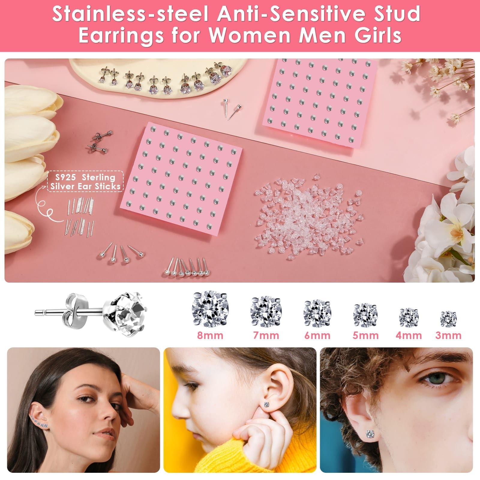 Professional Ear Piercing Gun Kit Multi Purpose Ear Piercing Kit Nose Piercin...