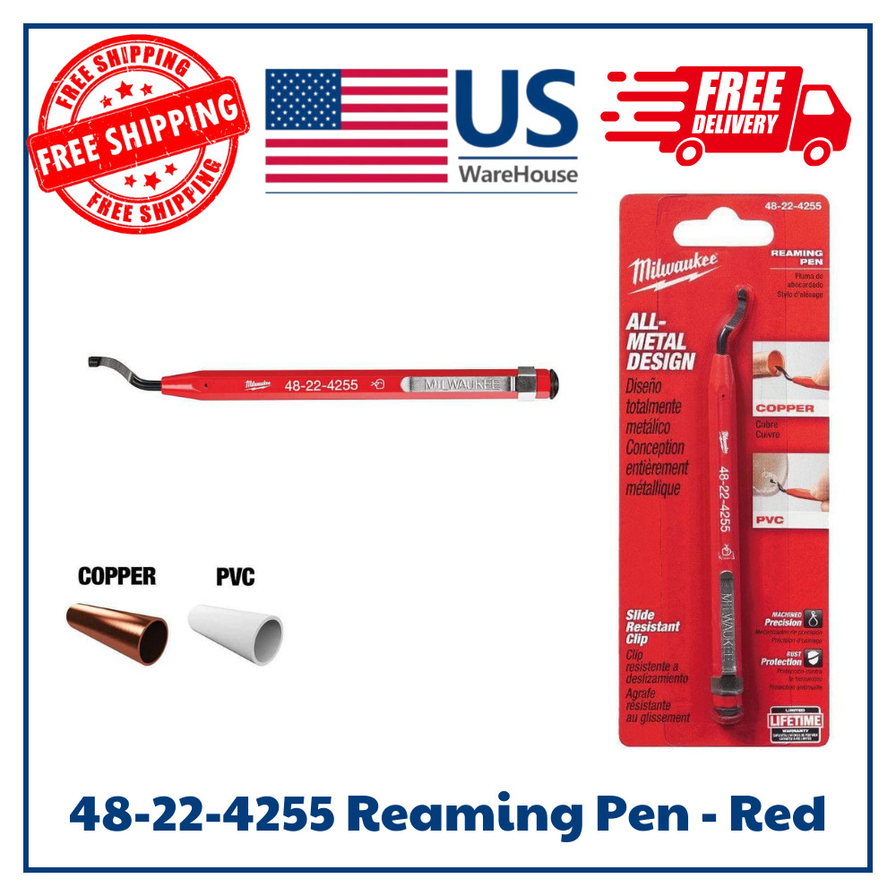 Reaming Pen 48-22-4255 Pipe Deburring Tool Copper PVC HVAC Plumbing