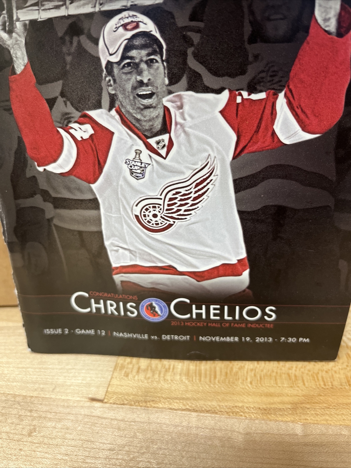 Detroit Red Wings Today Program 11/19/2013 VS Nashville