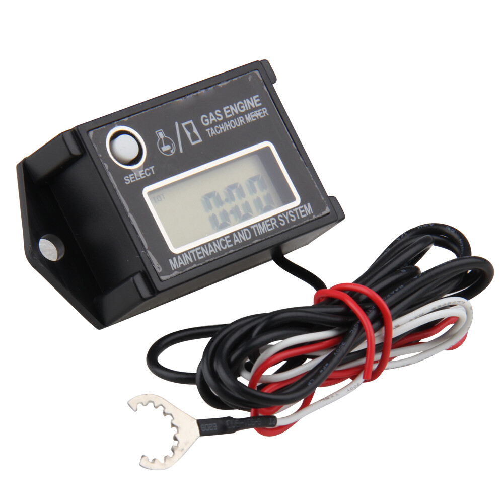 Digital Tachometer Hour Meter for Honda Civic 2 & 4 Stroke Engine lawnmower ATV