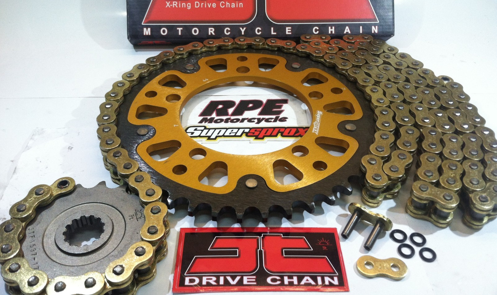 '17-19 Honda CBR1000RR SP1/SP2 JT Z3 525 GOLD SUPERSPROX 16/44 CHAIN & SPROCKETS