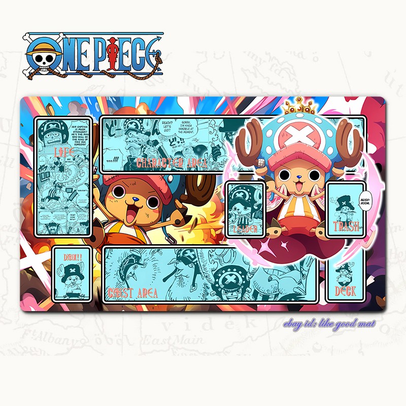 One Piece Tony Chopper TCG CCG Pad Duel Playmat Trading Card Game Mat Mousepad