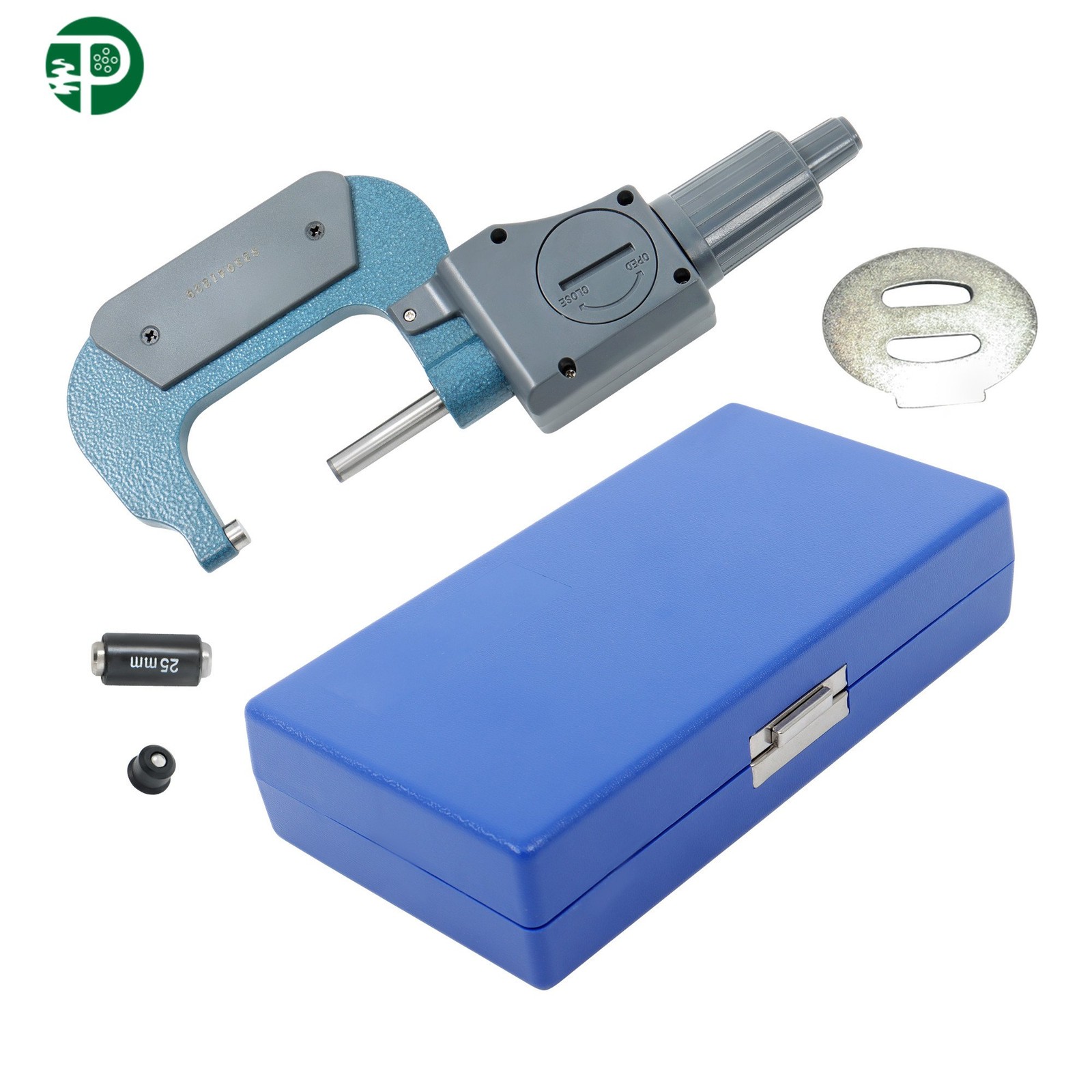 1-2" 0.00005" Digital Electronic Micrometer 25-50mm IP65 Protection Level LCD