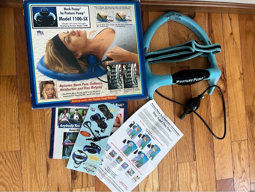 Posture Pump 1100-SX Cervical Neck Disc Hydrator Decompression Pain Relief A+