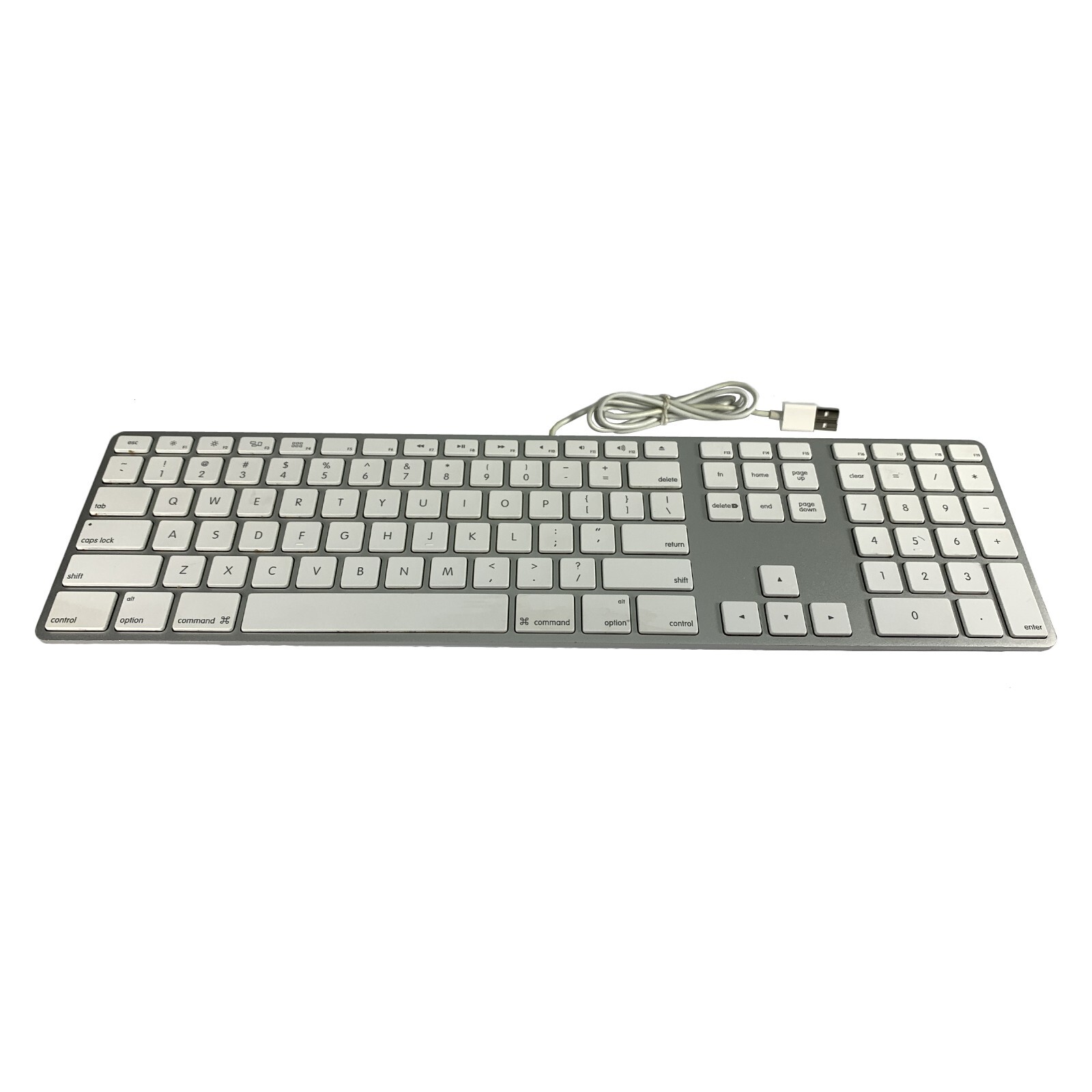 Genuine Apple A1243 Wired USB Keyboard for iMac Mac Mini Mac Pro w/Keypad
