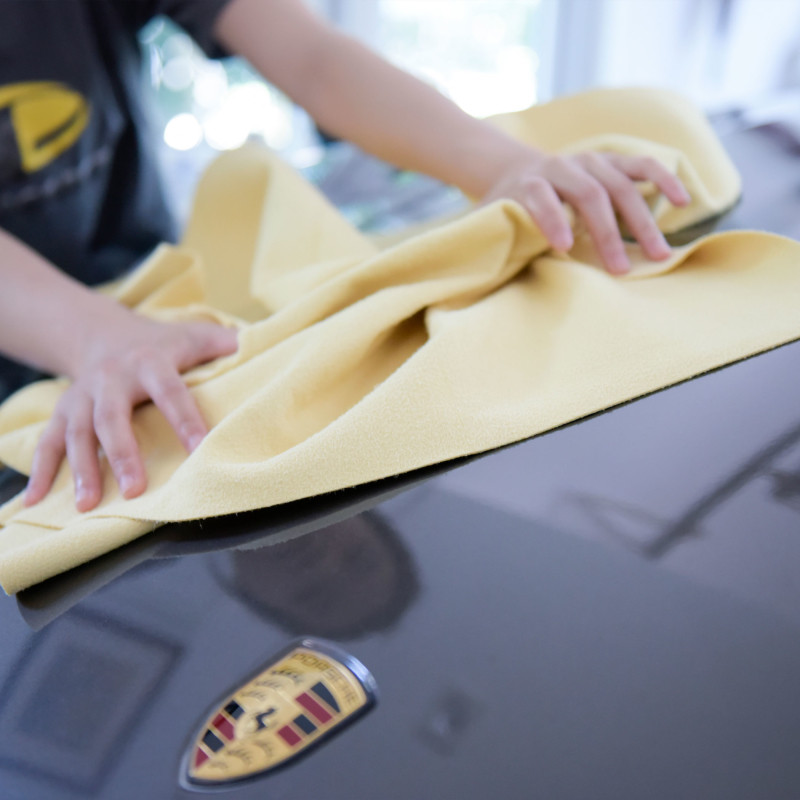 Large Natural Chamois Leather Car Cleaning Cloth Washing Absorbent Drying Towel