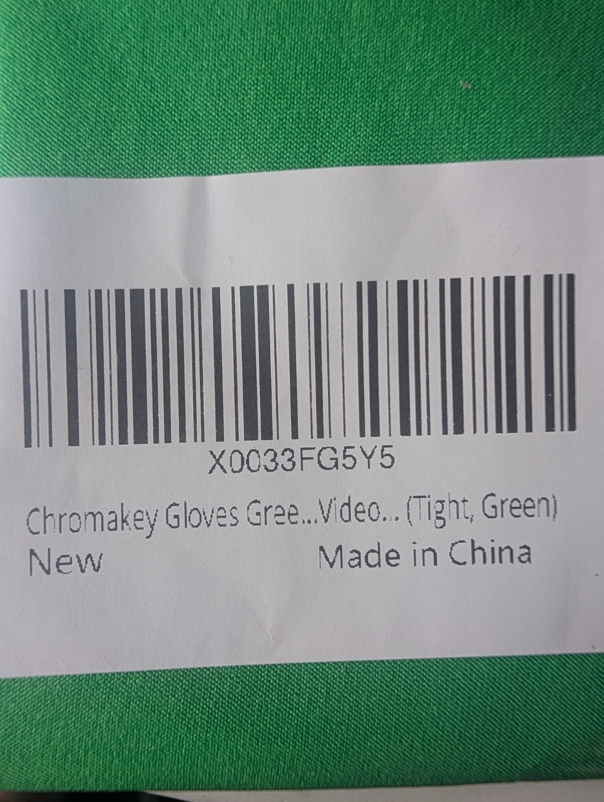 New Green Screen Gloves never worn
