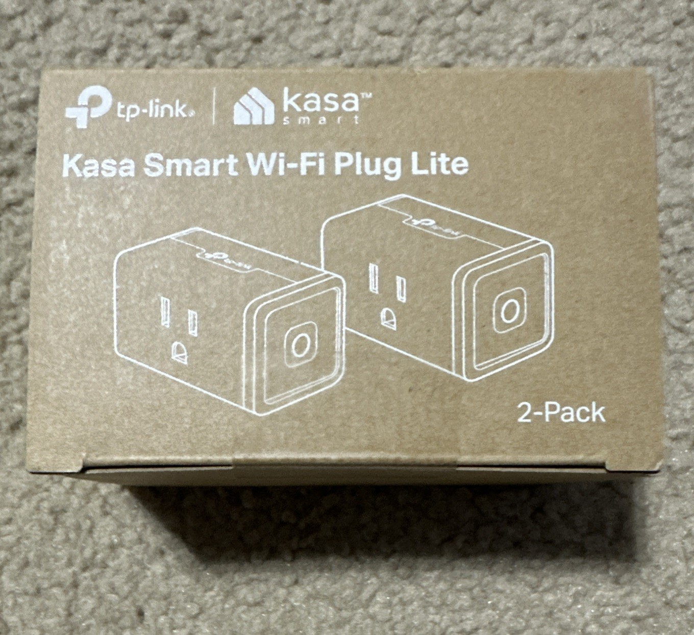 TP-LINK HS103P2(US) Kasa Smart Wi-Fi Plug Mini 2 Pack White New Sealed In Box