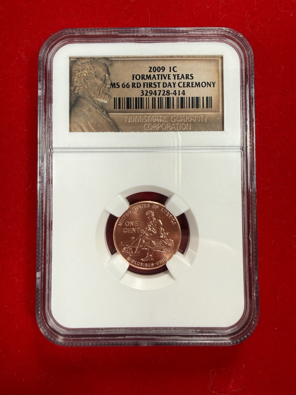 ** 2009 MS 66 RED NGC  (UPGRADE THAT SPOT IN YOUR SET) PRICED TO SELL 🔥**