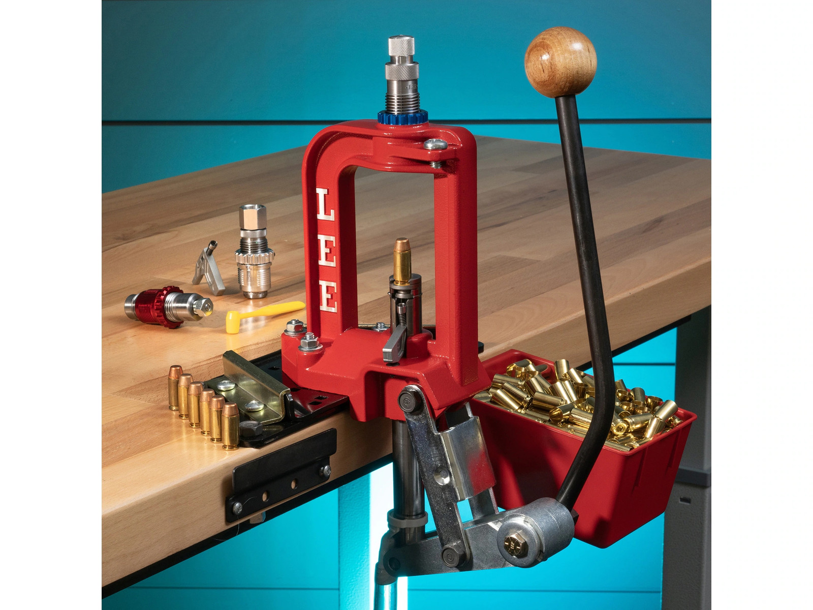 Lee Challenger Breech Lock Single Stage Reloading Press with Free Breech Lock