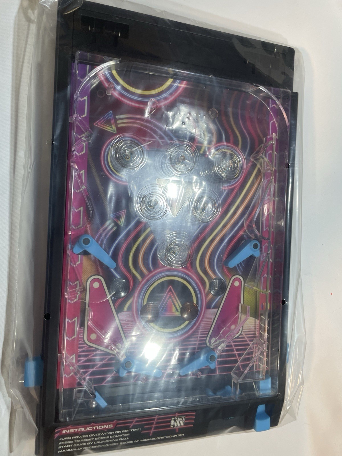 Games Hub Tabletop Electronic Pinball Machine 2024 Brand New