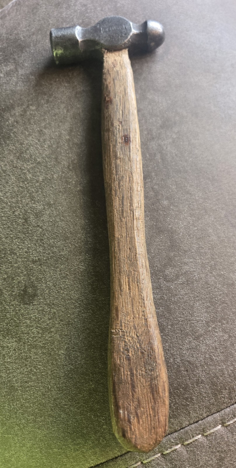 Vintage Plumb Ball Peen 4oz. Hammer Wood Handle
