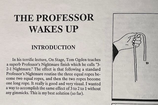 Mac King’s First Lecture Notes 1993 Rare Comedy Magic Lecture Booklet