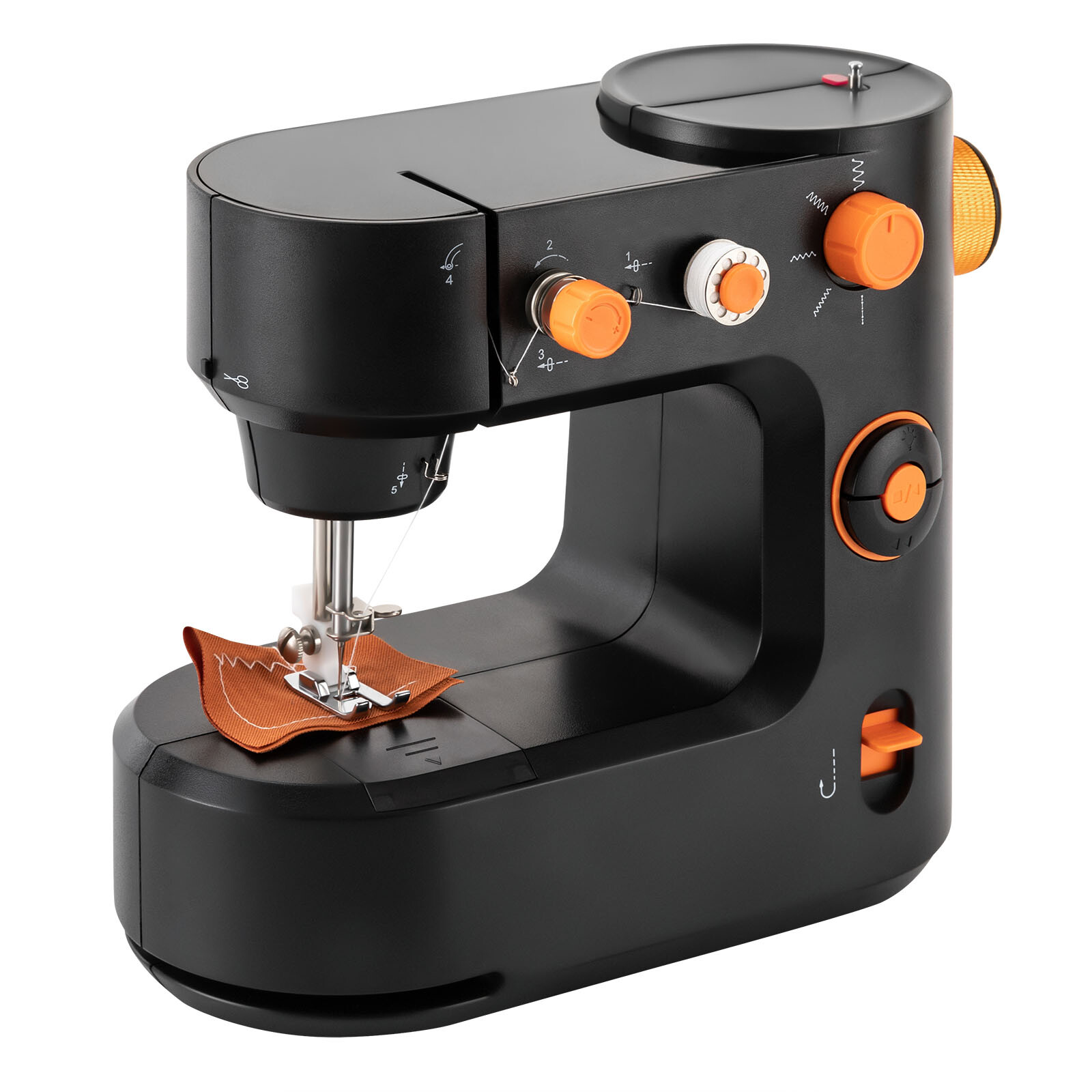 Portable Mini Electric Sewing Machine Two Modes With Storage Box For Beginners